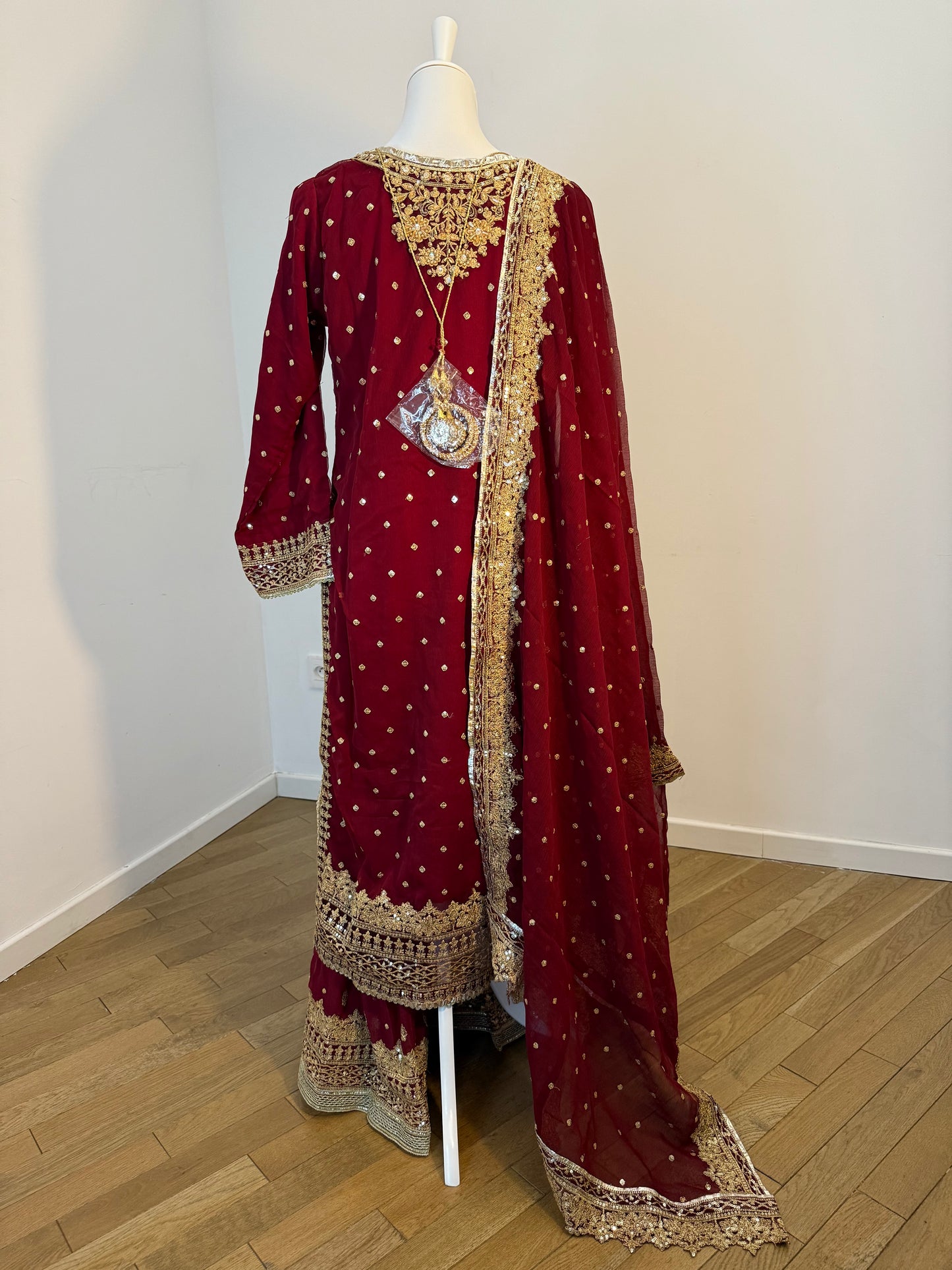 Salwar Kameez Naina rouge