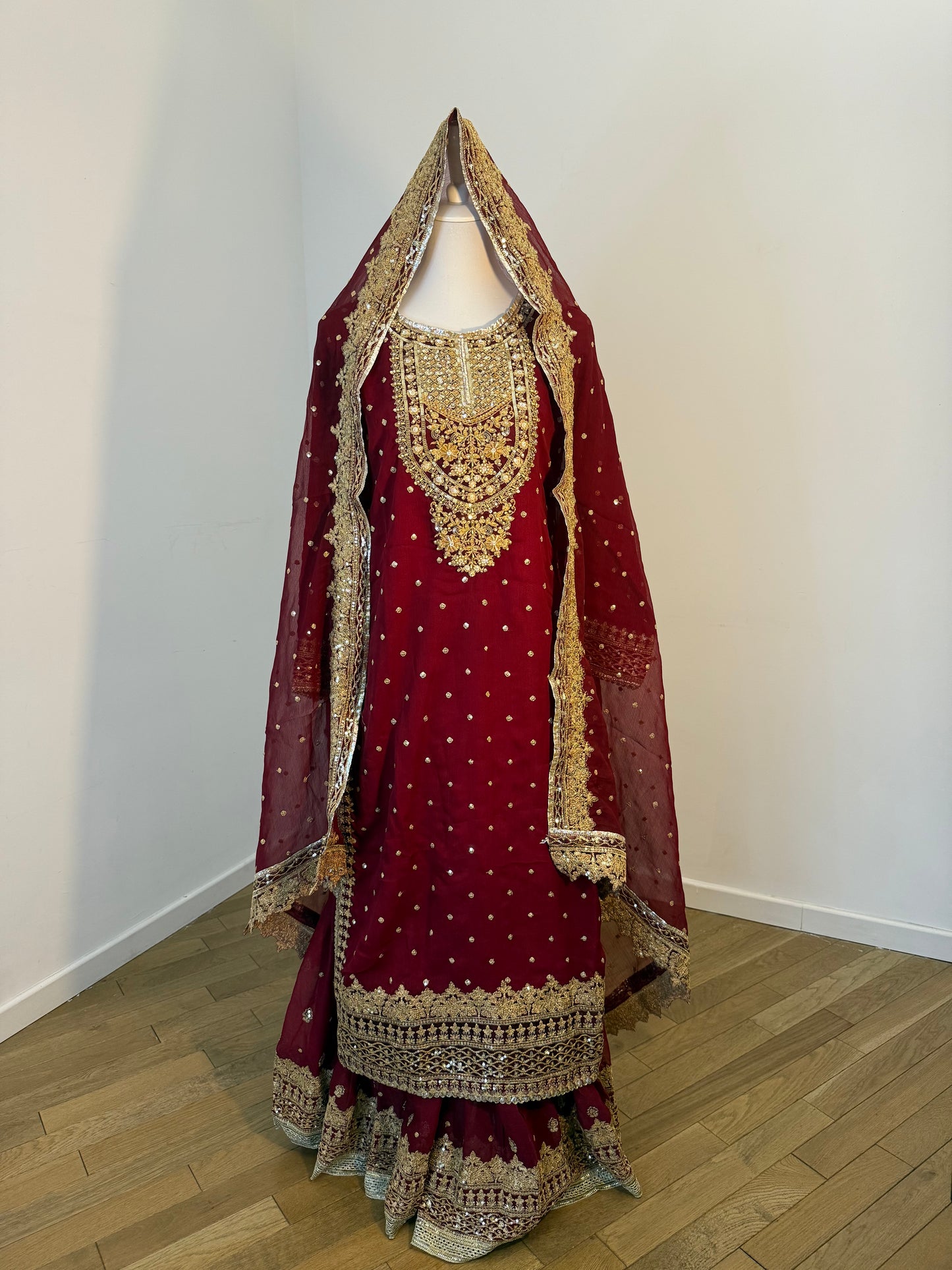 Salwar Kameez Naina rouge