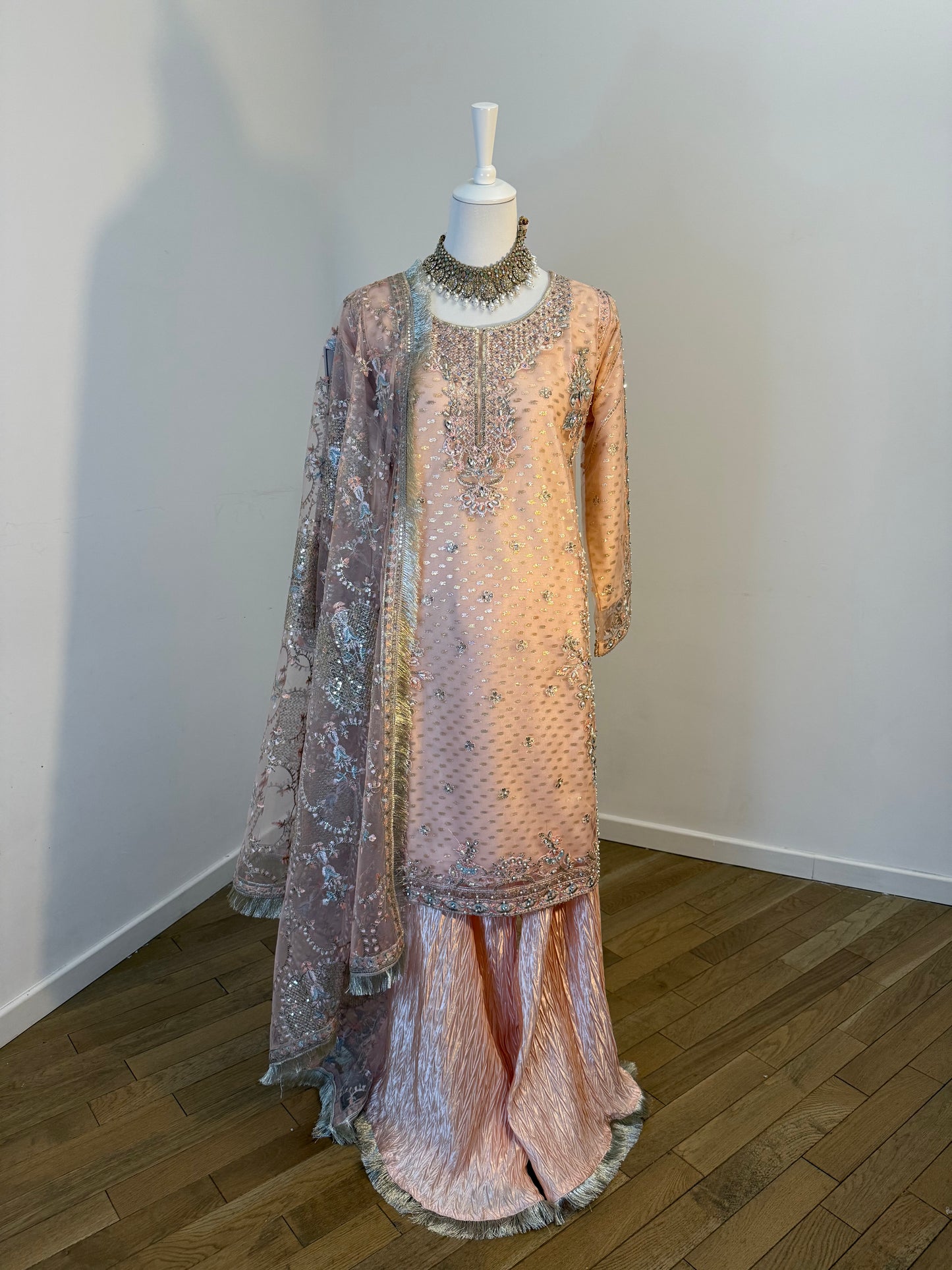 Salwar Kameez Sajal (rose)