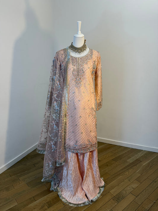 Salwar Kameez Sajal (rose)